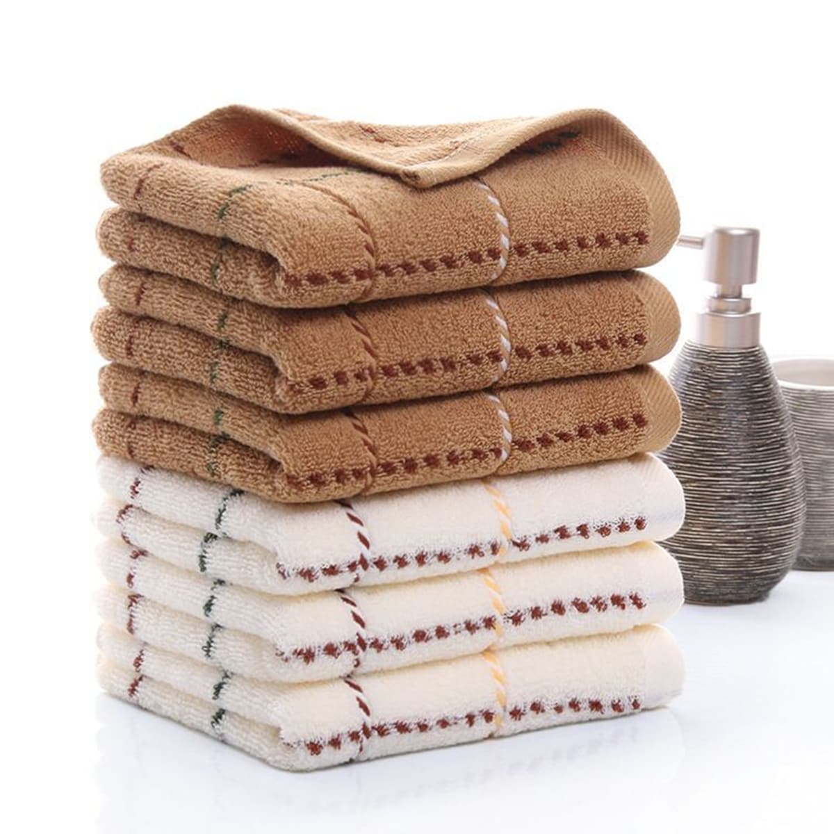 

1pc Plaid Pattern Towel, Multicolor