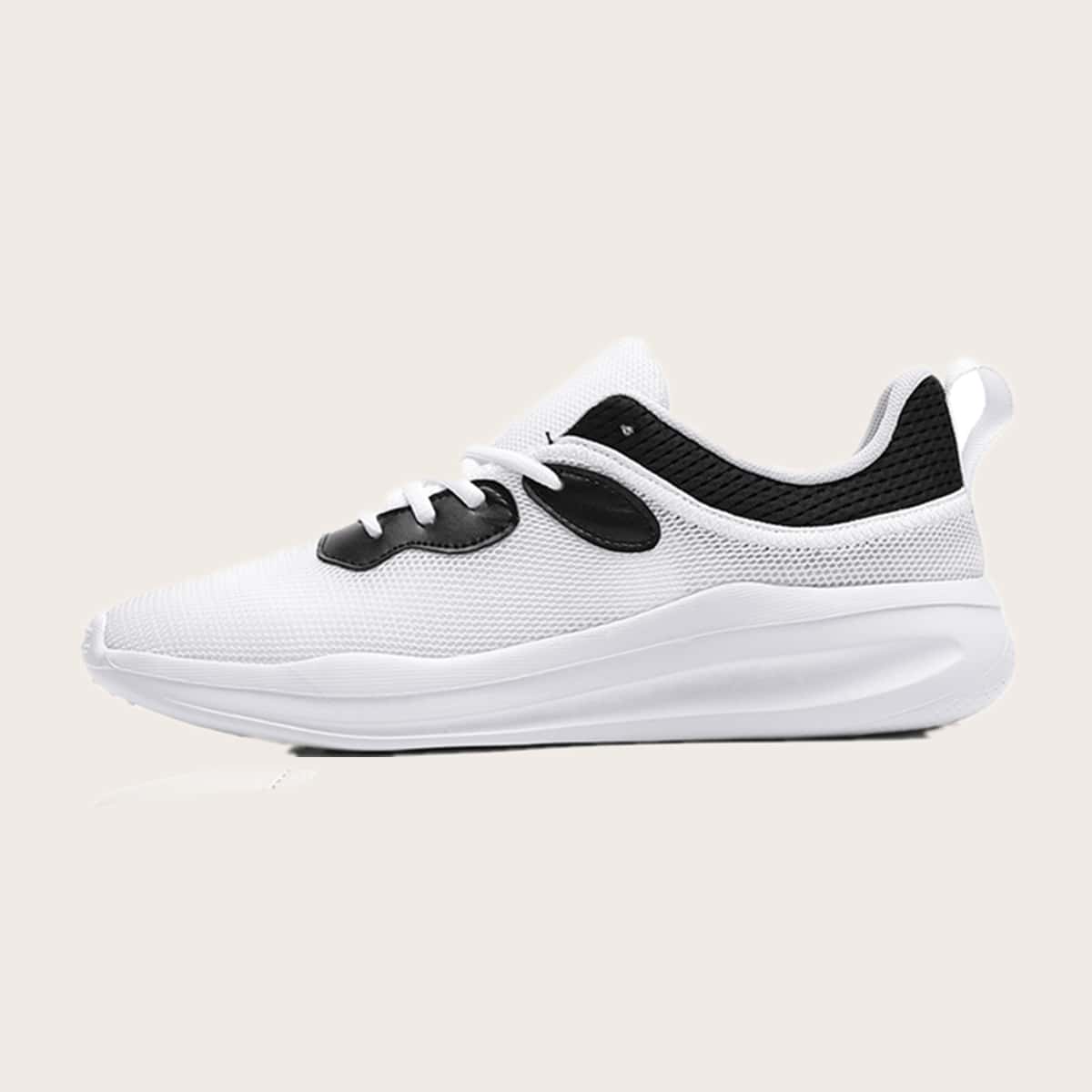 

Guys Lace-up Front Lightweight Sneakers, White
