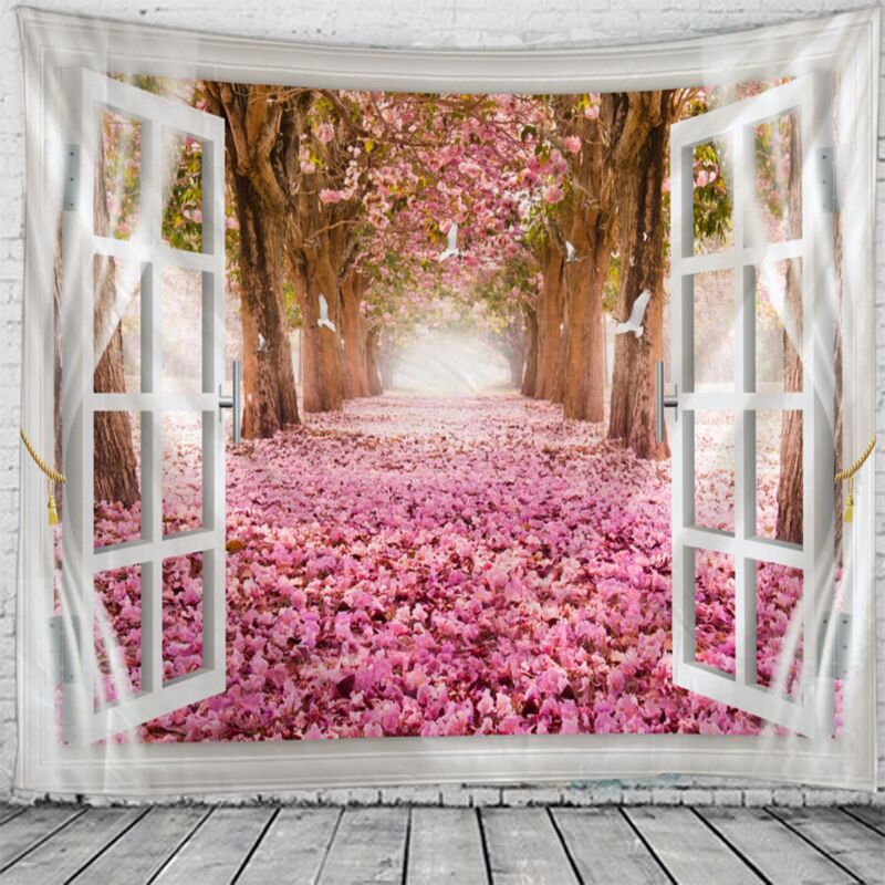 

Window Flower Tapestry, Multicolor