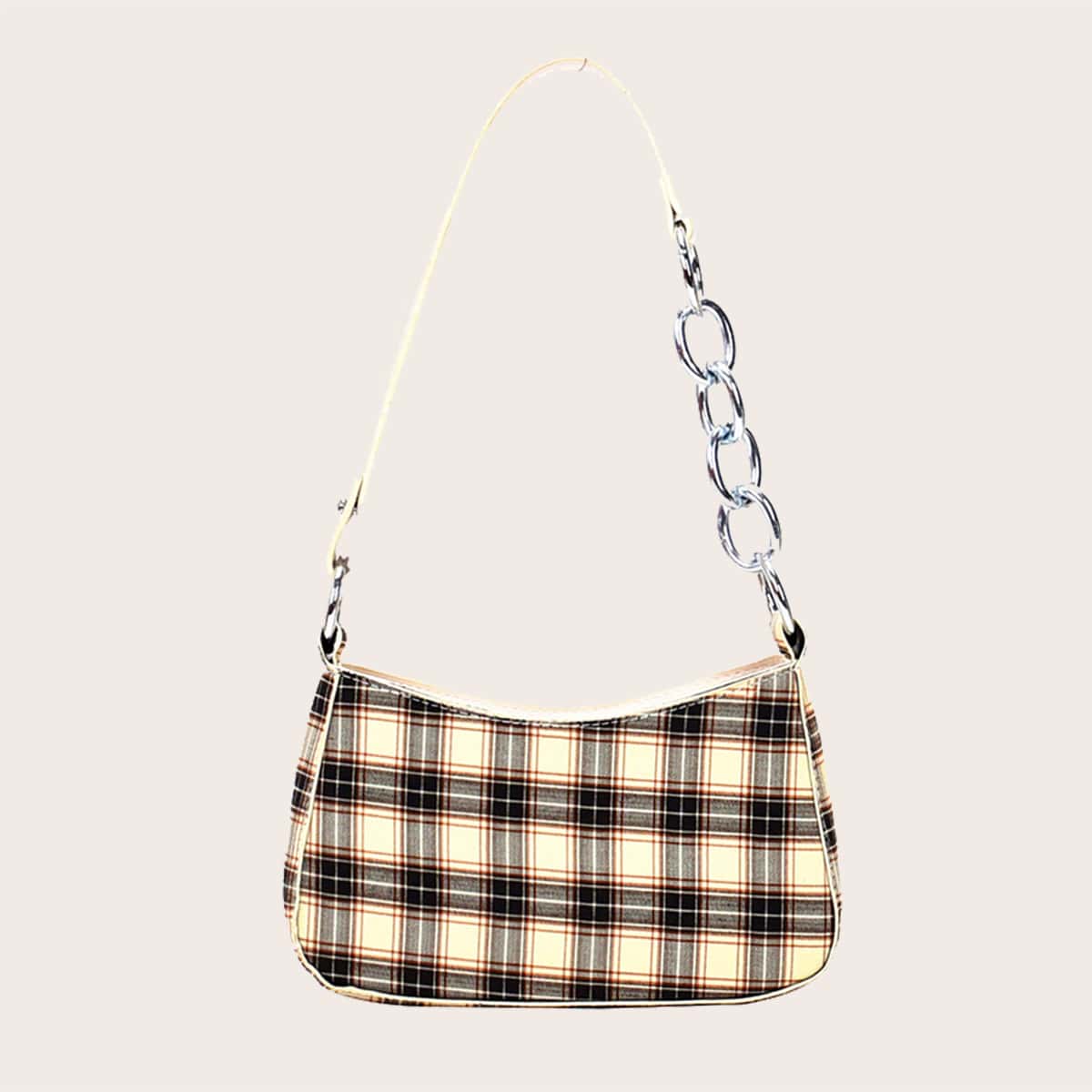 

Plaid Tote Bag, Multicolor