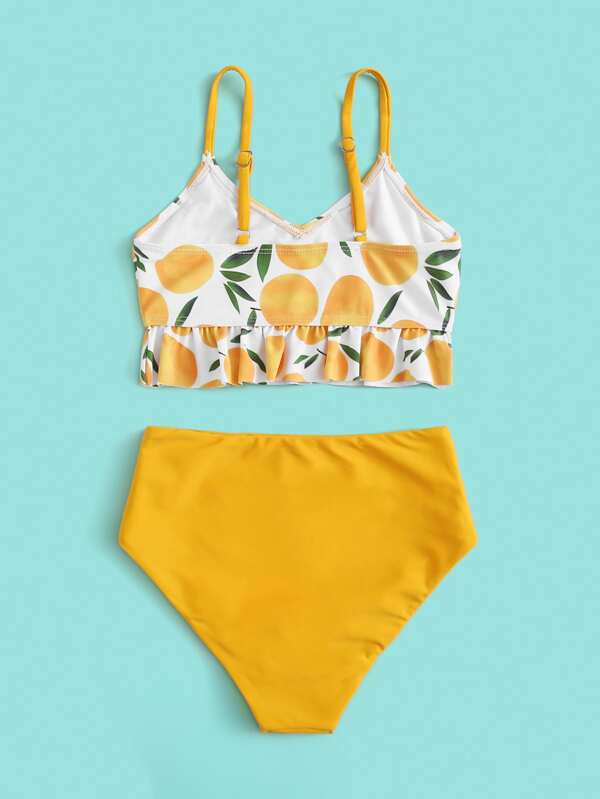 lemon high waisted bikini