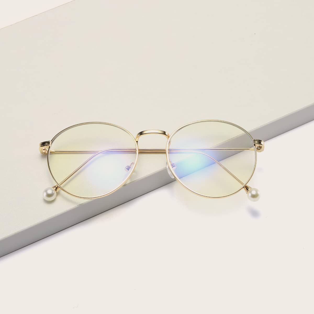 

Metal Frame Sunglasses, Gold