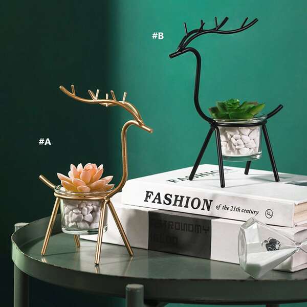 

1pc Deer Design Decorative Object, Multicolor