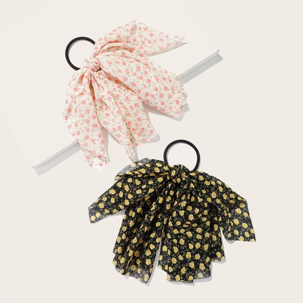 

Floral Pattern Hair Tie, Multicolor