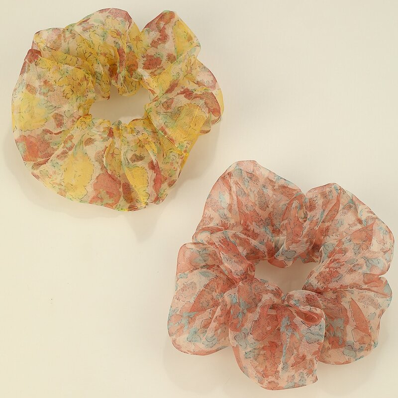 

Floral Pattern Scrunchie, Multicolor