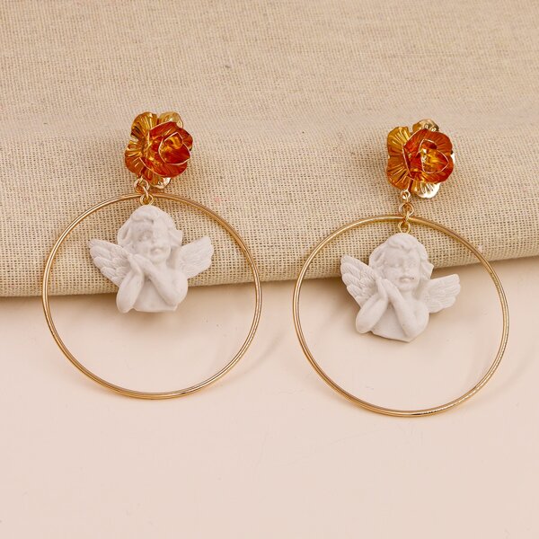 

Серьги-капли Angel Decor, Золотистый