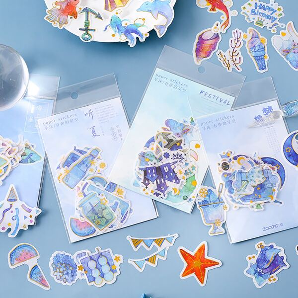 

Стикер с принтом мультфильма 40шт, Многоцветный