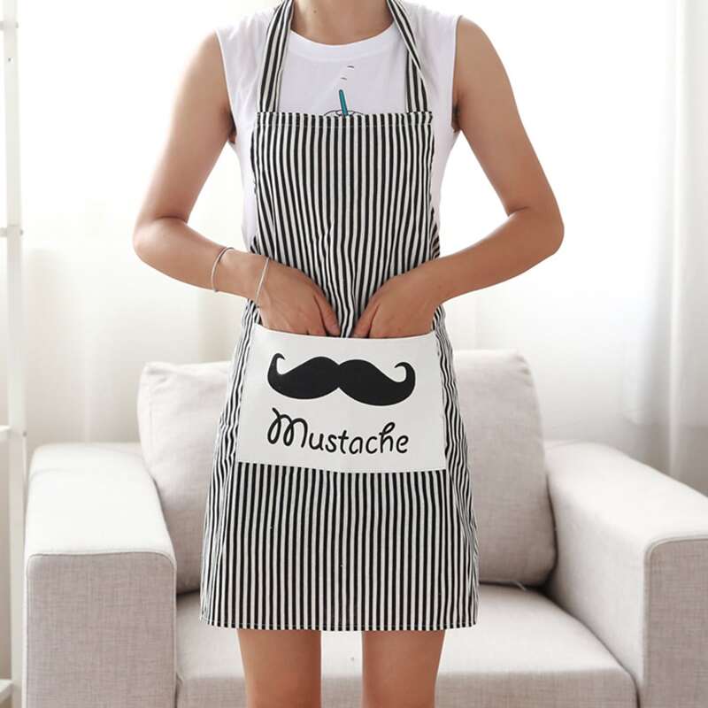 

1pc Striped Pattern Apron, Multicolor