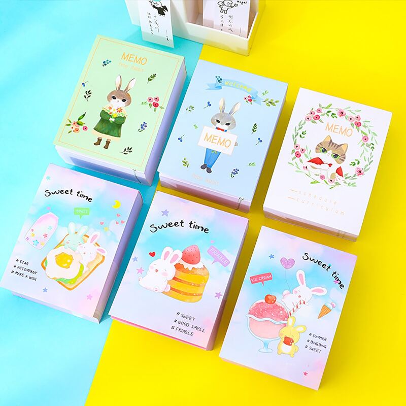 

1pack Cartoon Graphic Sticky Note, Multicolor