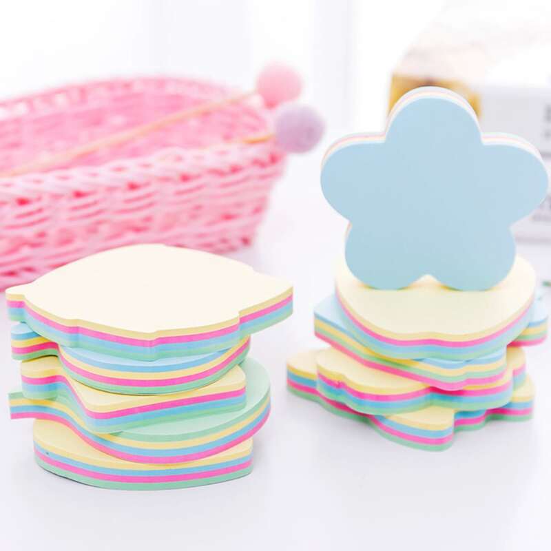

2pack Random Solid Sticky Note, Multicolor