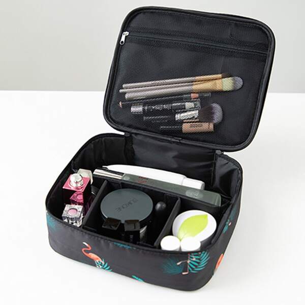 

1pc Zip Around Travel Storage Bag, Multicolor