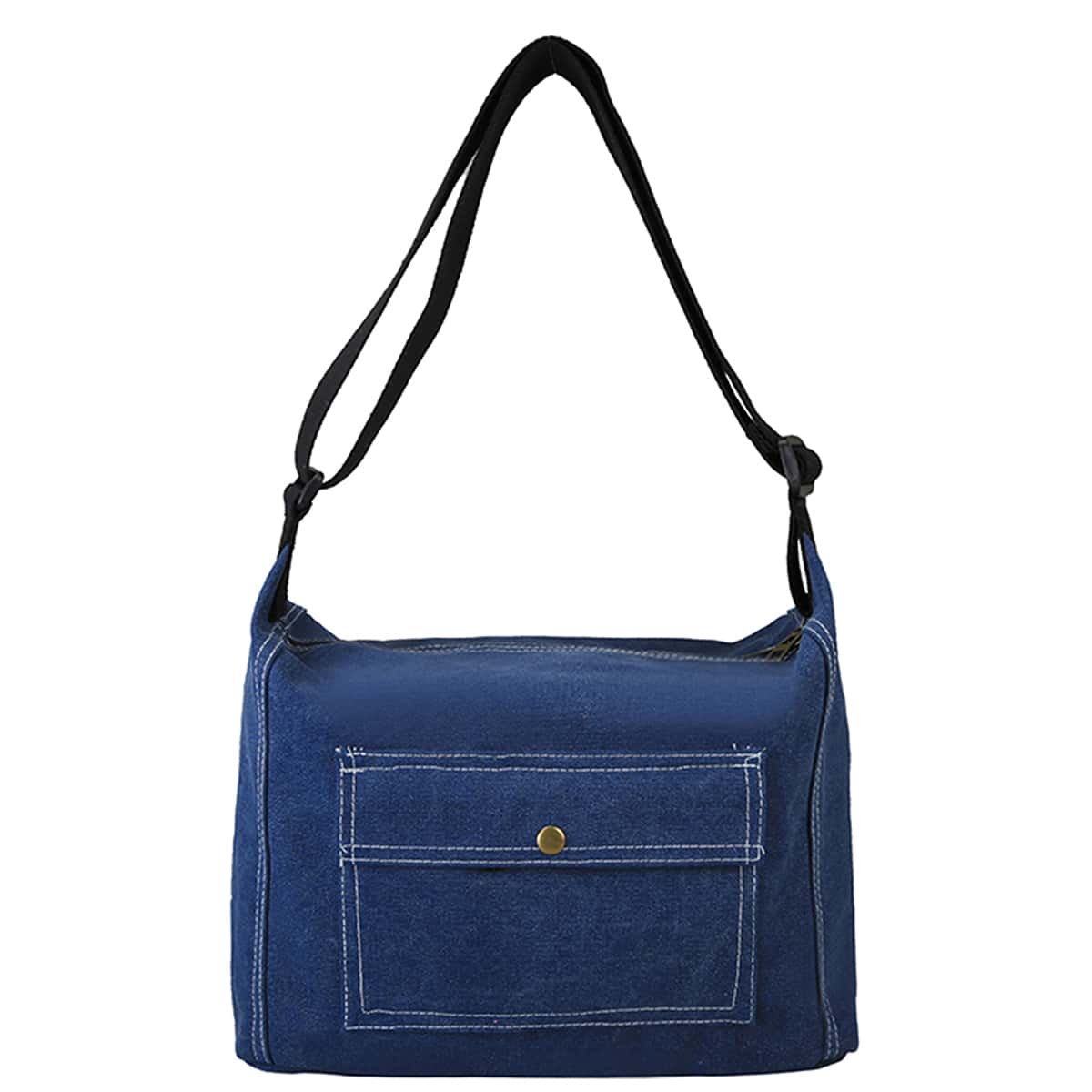 

Plain Adjustable Crossbody Bag, Blue