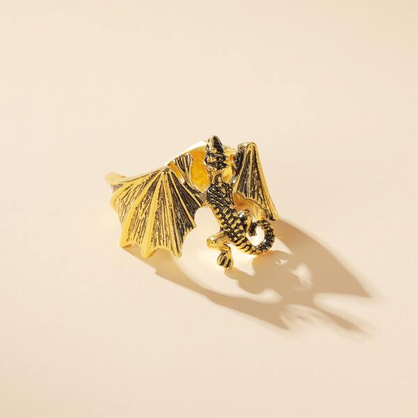 

Men Animal Design Ring, Gold