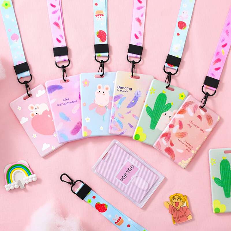 

1pc Cartoon Graphic Random Card Cover, Multicolor
