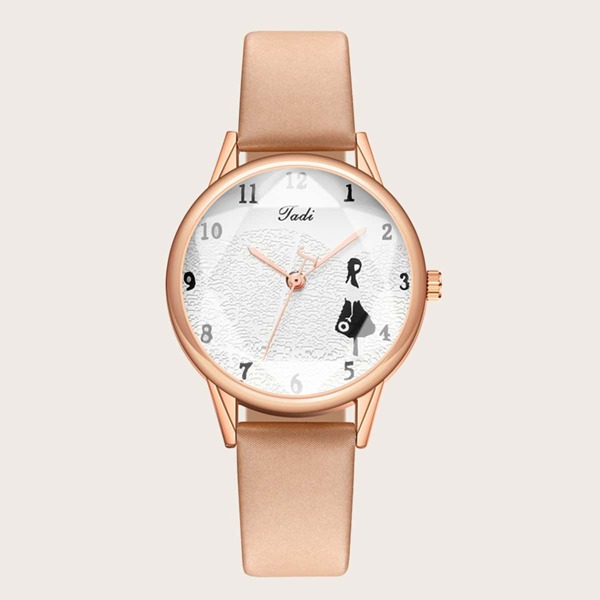 

Girl Print Dial Pointer Watch