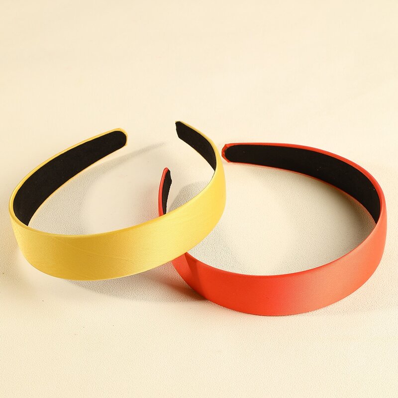 

4pcs Solid Hair Hoop, Multicolor