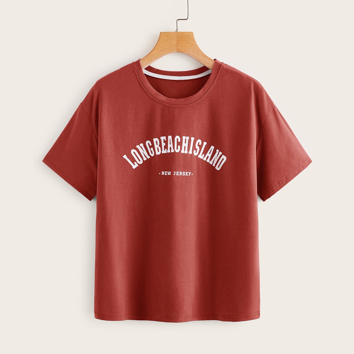 

Letter Graphic Tee, Red