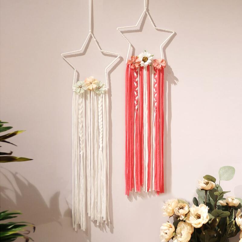 

1pc Star Design Dreamcatcher, Multicolor