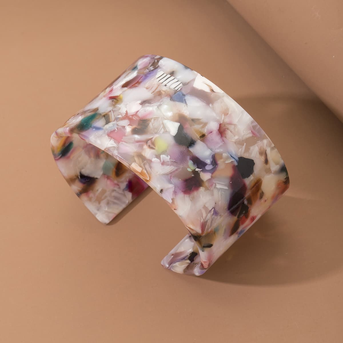 

Colorful Wide Cuff Bracelet, Multicolor