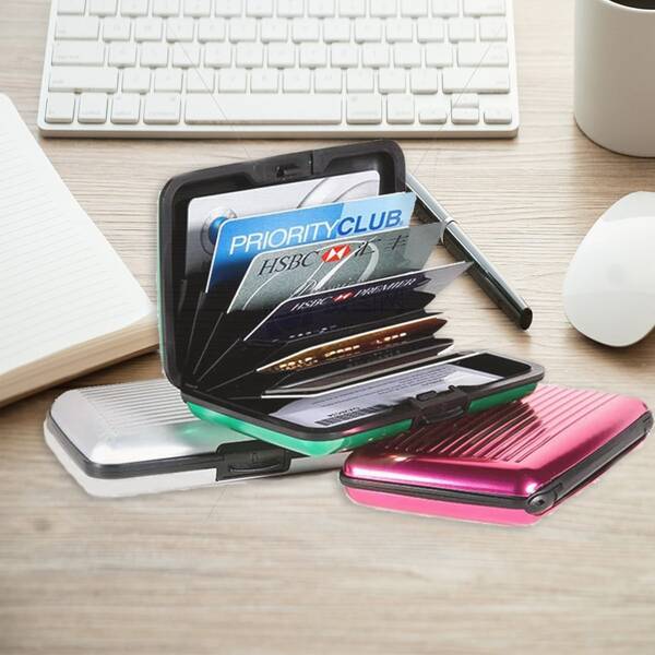 

1pc Random Metal Card Case, Multicolor
