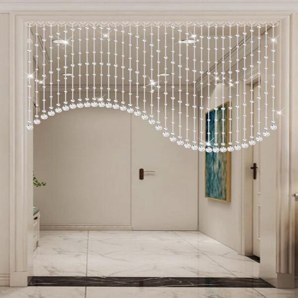 

1pc Bead Decorative Curtain, Multicolor