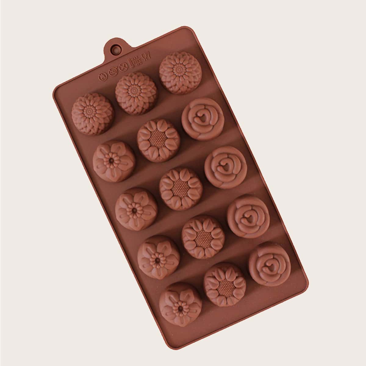 

Silicone Chocolate Mold, Coffee brown