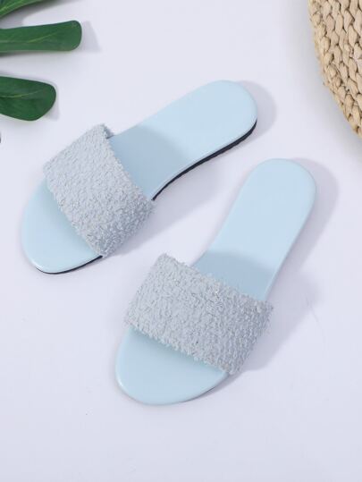 Open Toe Wide Fit Sliders