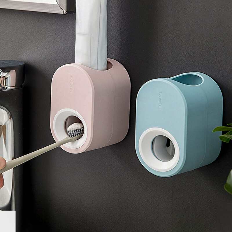 

1pc Wall Mounted Random Toothpaste Dispenser, Multicolor