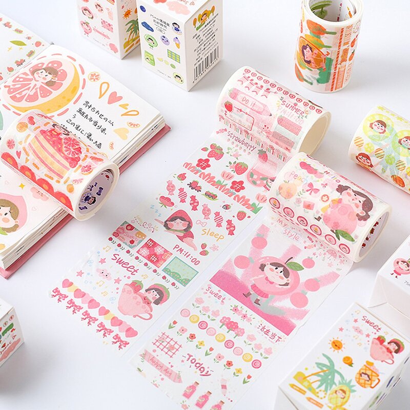 

1roll Cartoon Graphic Cartoon Sticker, Multicolor