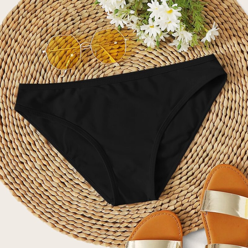 

Solid Bikini Panty, Black