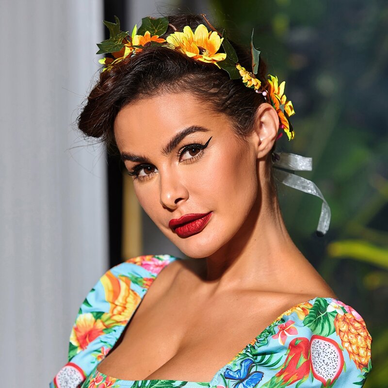 

Simulation Sunflower Appliques Headband, Yellow