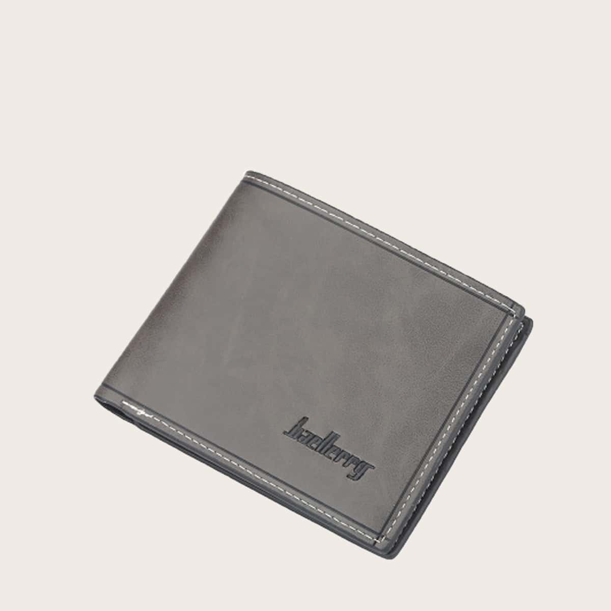 

Guys Letter Graphic Purse, Grey