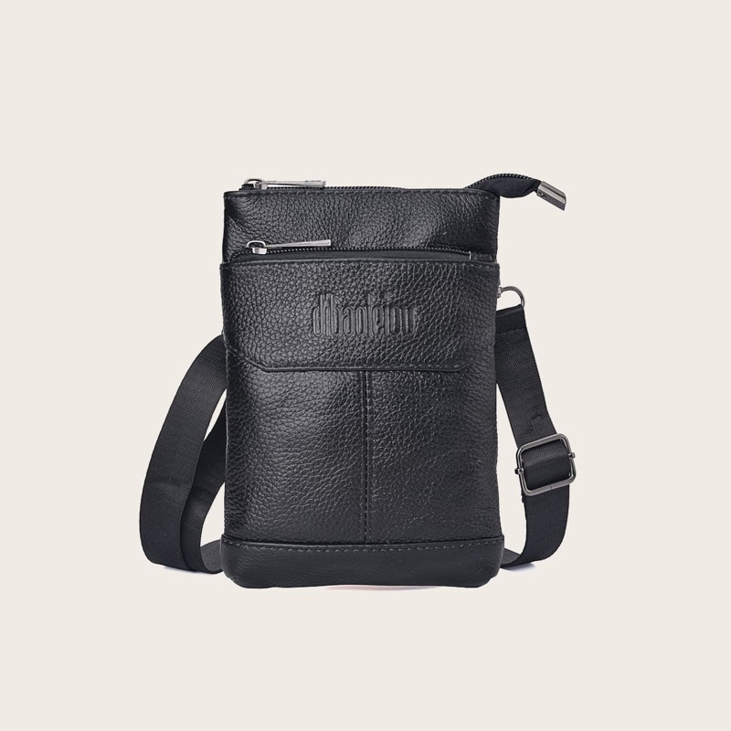 

Guys Letter Graphic Crossbody Bag, Black