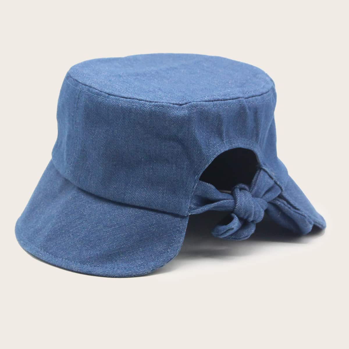 

Lace-up Decor Bucket Hat, Blue