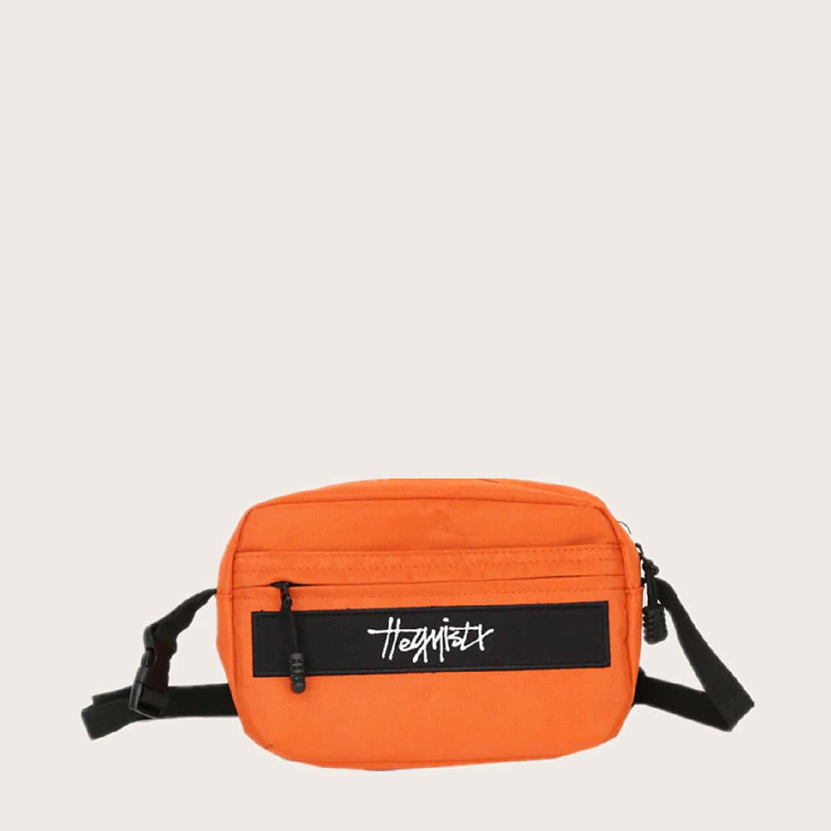 

Guys Letter Graphic Crossbody Bag, Orange