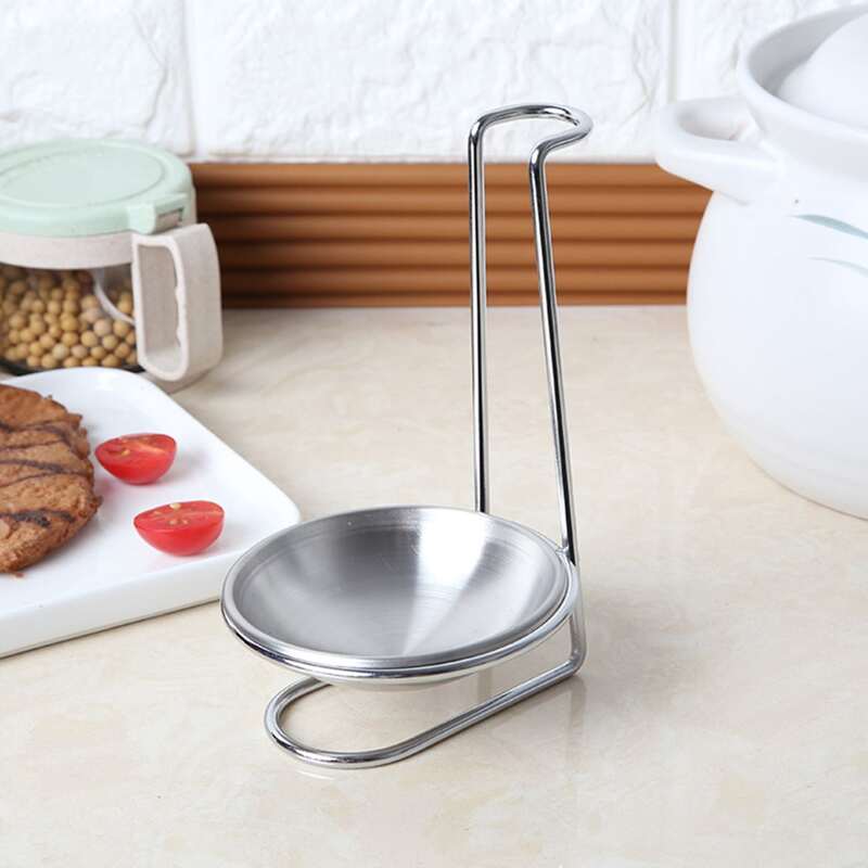 

Stainless Steel Spoon Holder, Silver