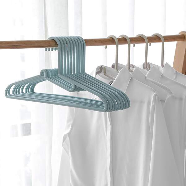 

5pcs Plain Non-slip Hanger, Multicolor