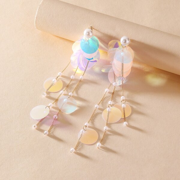 

Iridescence Decor Drop Earrings, Multicolor
