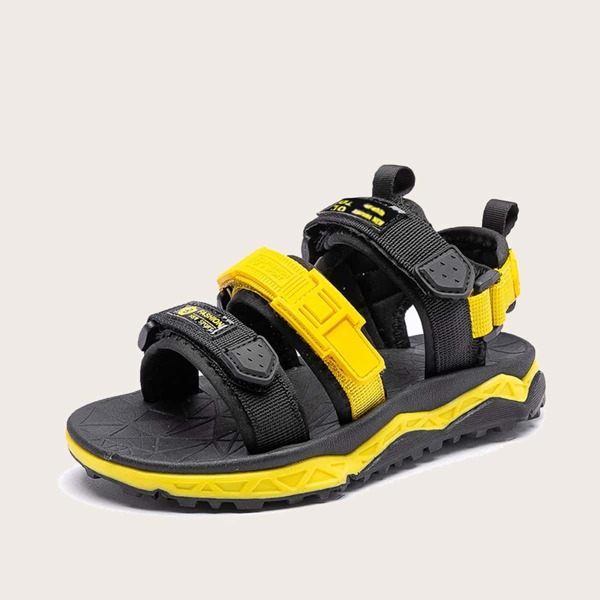 

Boys Velcro Strap Ankle Strap Sandals, Black