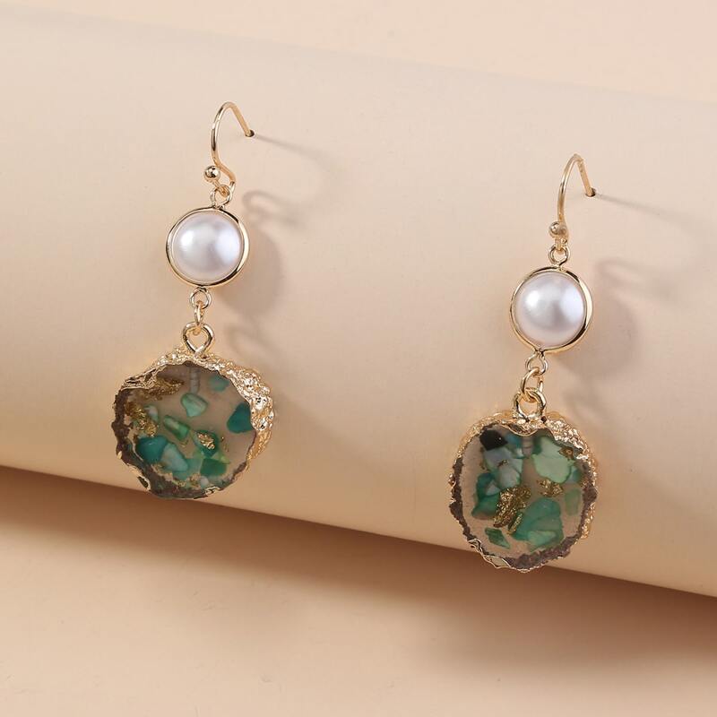 

Pearl Decor Drop Earrings, Multicolor