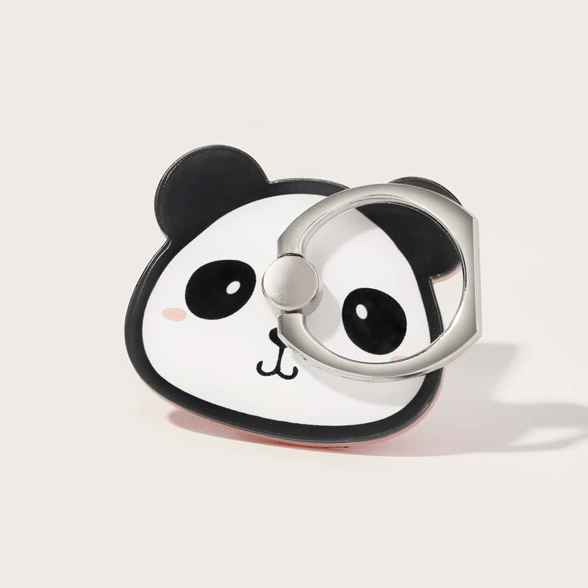 

Panda Shaped Phone Holder, Black and white