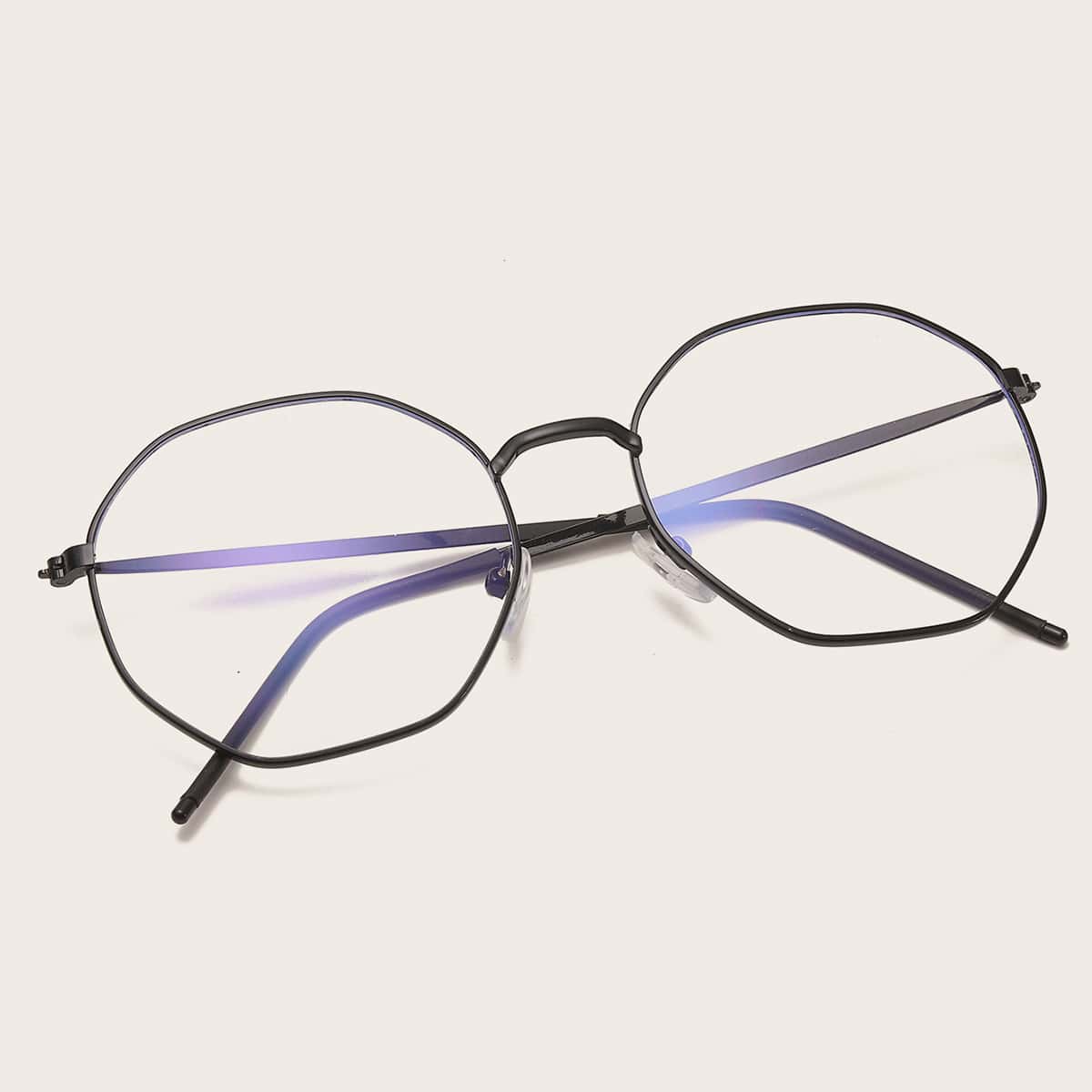 

Guys Metal Frame Glasses, Silver