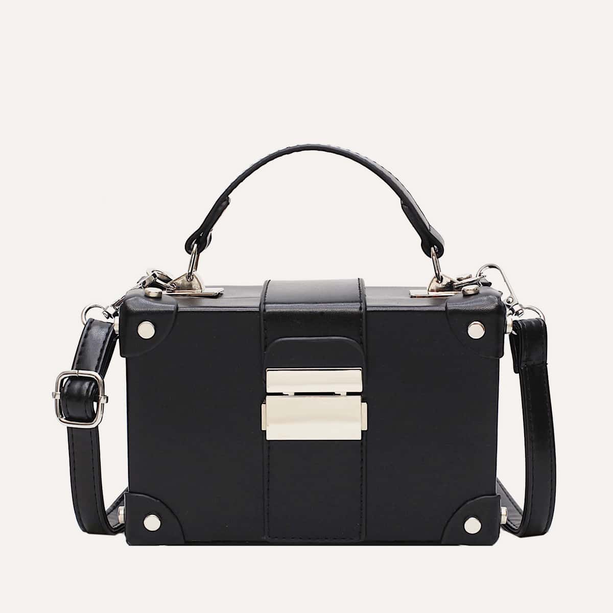 

Minimalist Box Bag, Black