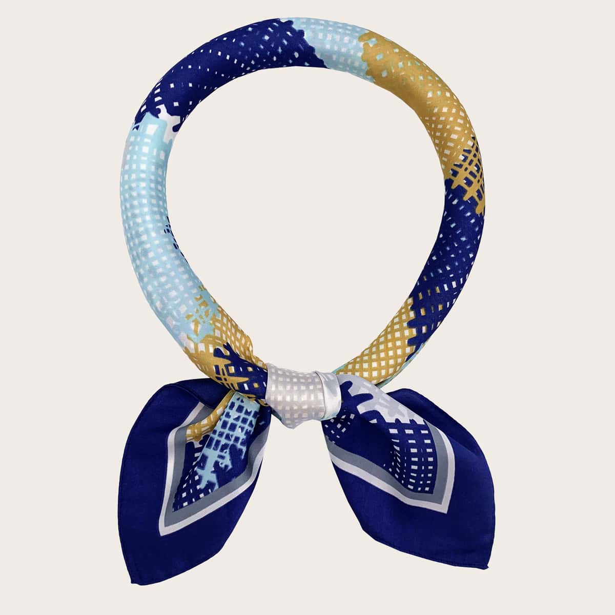 

Color Block Pattern Bandana, Multicolor