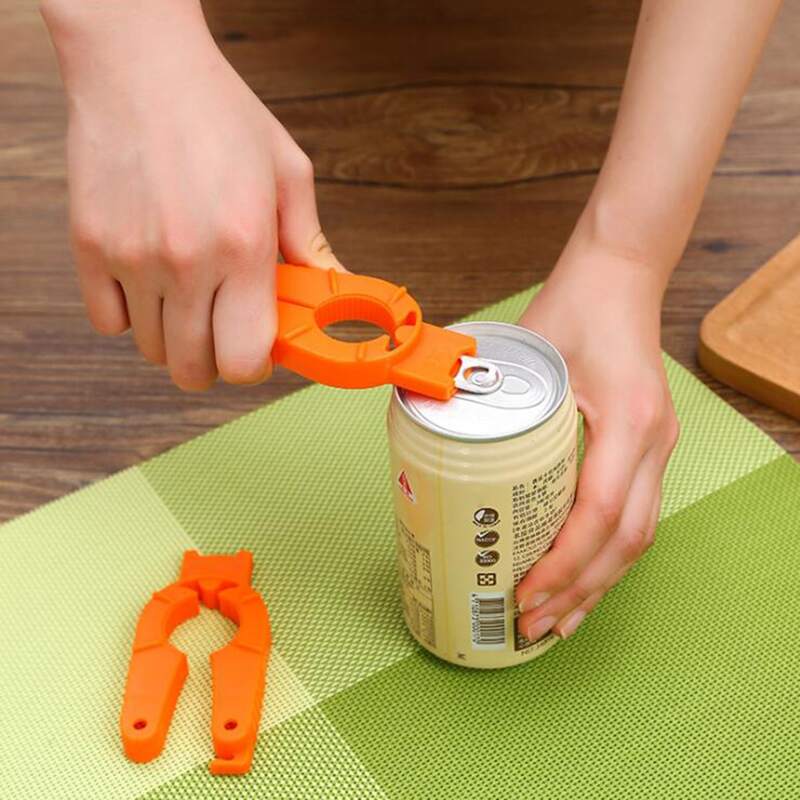 

1pc Multifunctional Bottle Opener, Orange