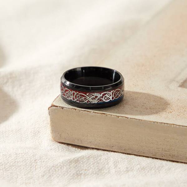 

Мужское кольцо, Чёрный