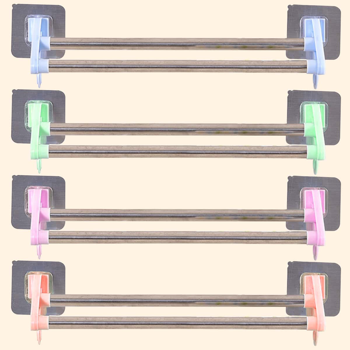 

1pc Simple Towel Rack, Multicolor