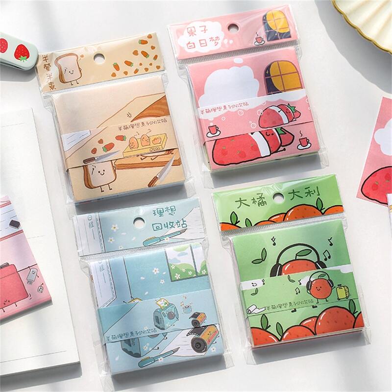 

1pack Cartoon Graphic Sticky Note, Multicolor
