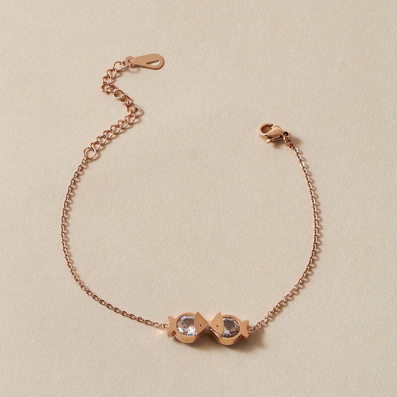 

Gemstone Engraved Bracelet, Gold
