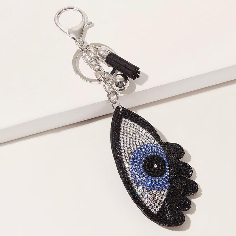 

Eye Charm Keychain, Multicolor